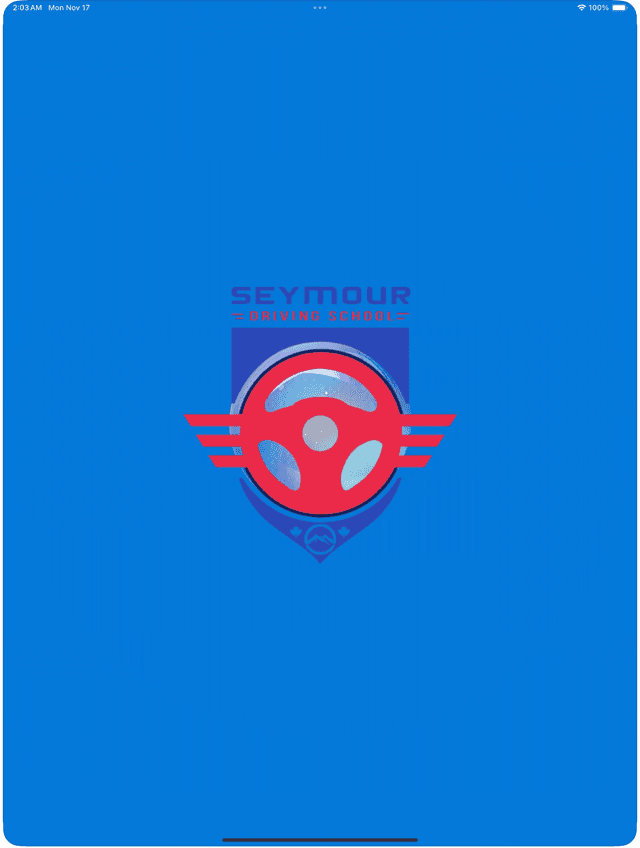 Seymour Driving School App Screenshot 1